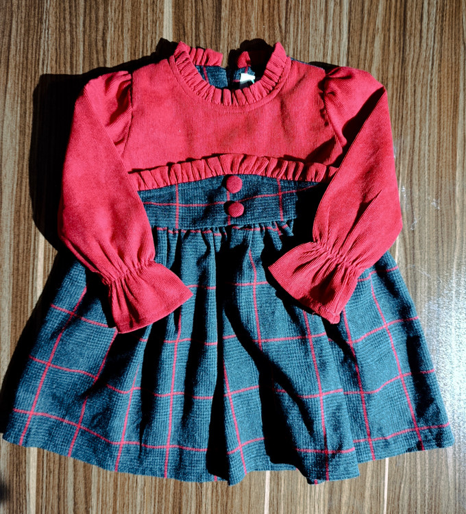 سارافون مخمل یلدایی رنگ قرمز